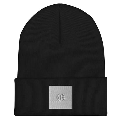 Elite Essentials Beanies White on Black