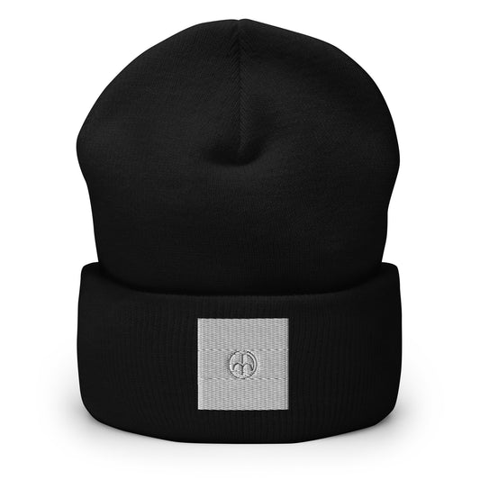 Elite Essentials Beanies White on Black