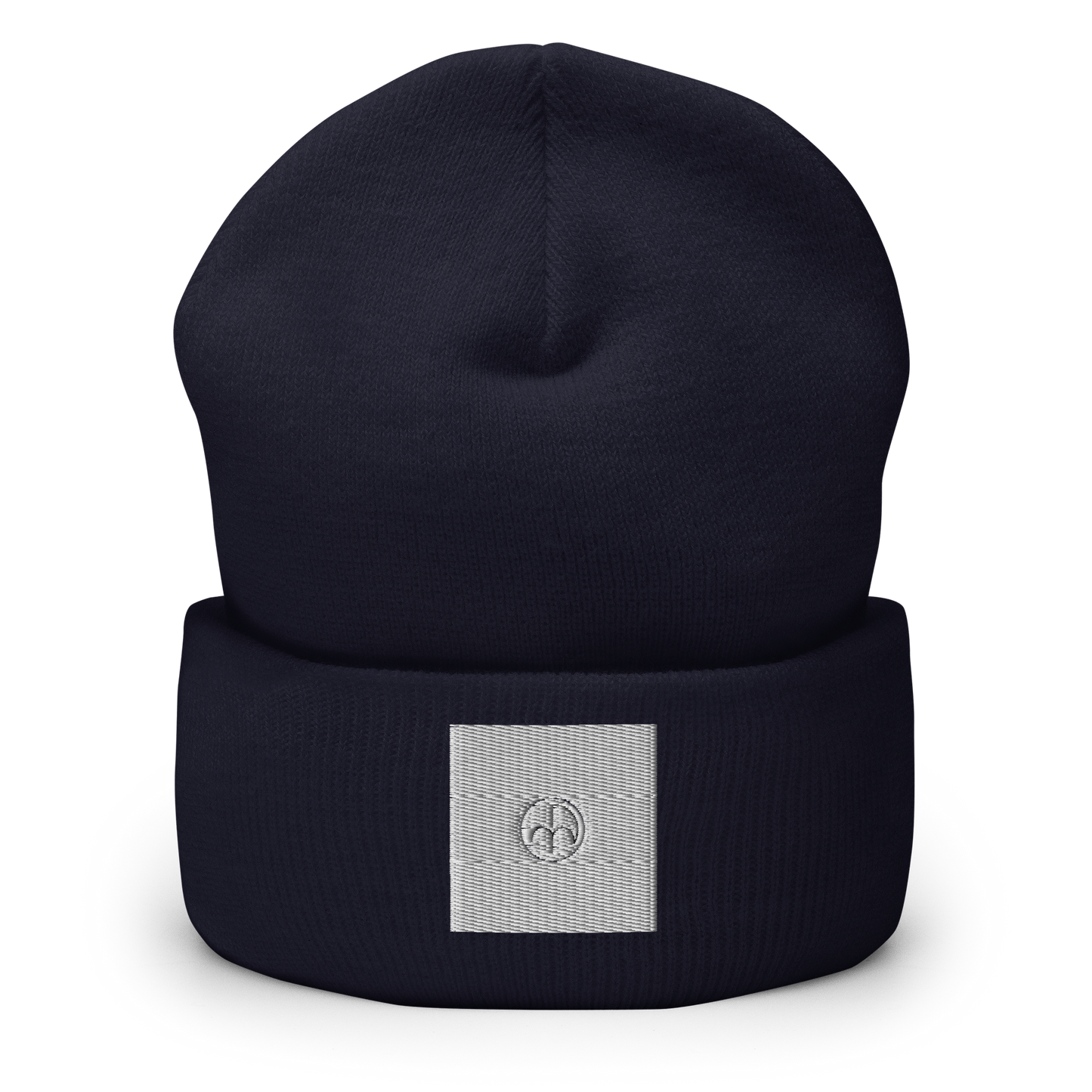 Elite Essentials Beanies White on Navy