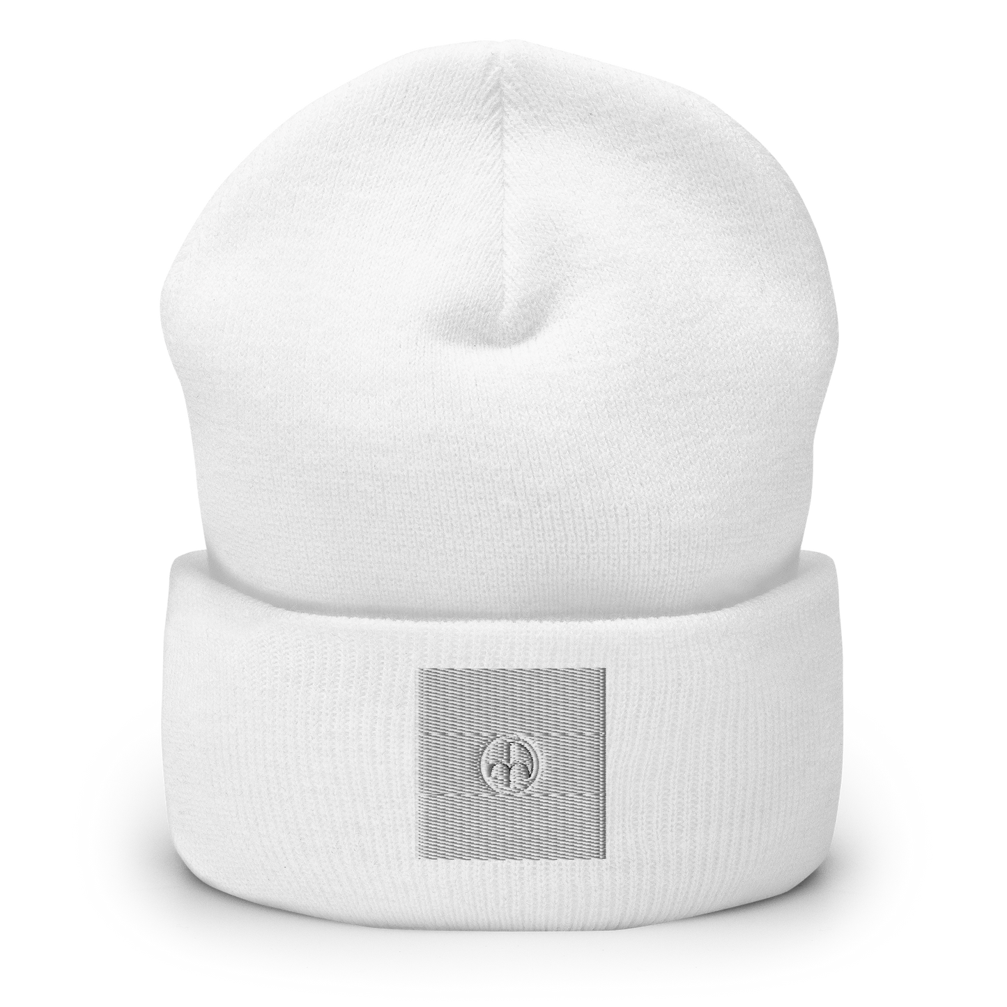 Elite Essentials Beanies White on White