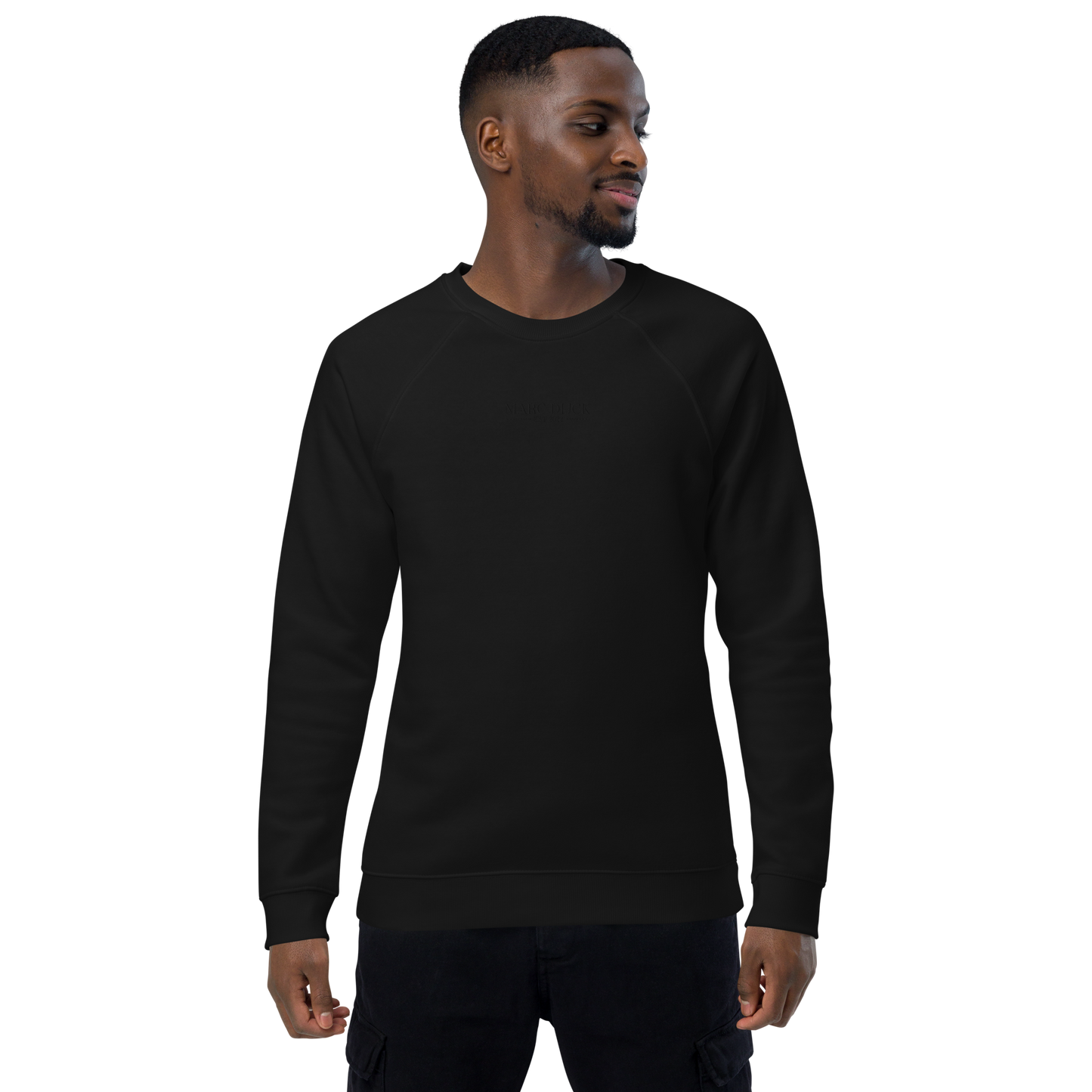 Sweatshirt Black  - Black center logo