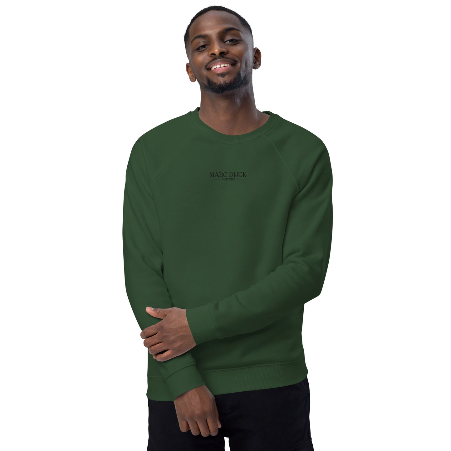 Sweatshirt Green  - Black center logo