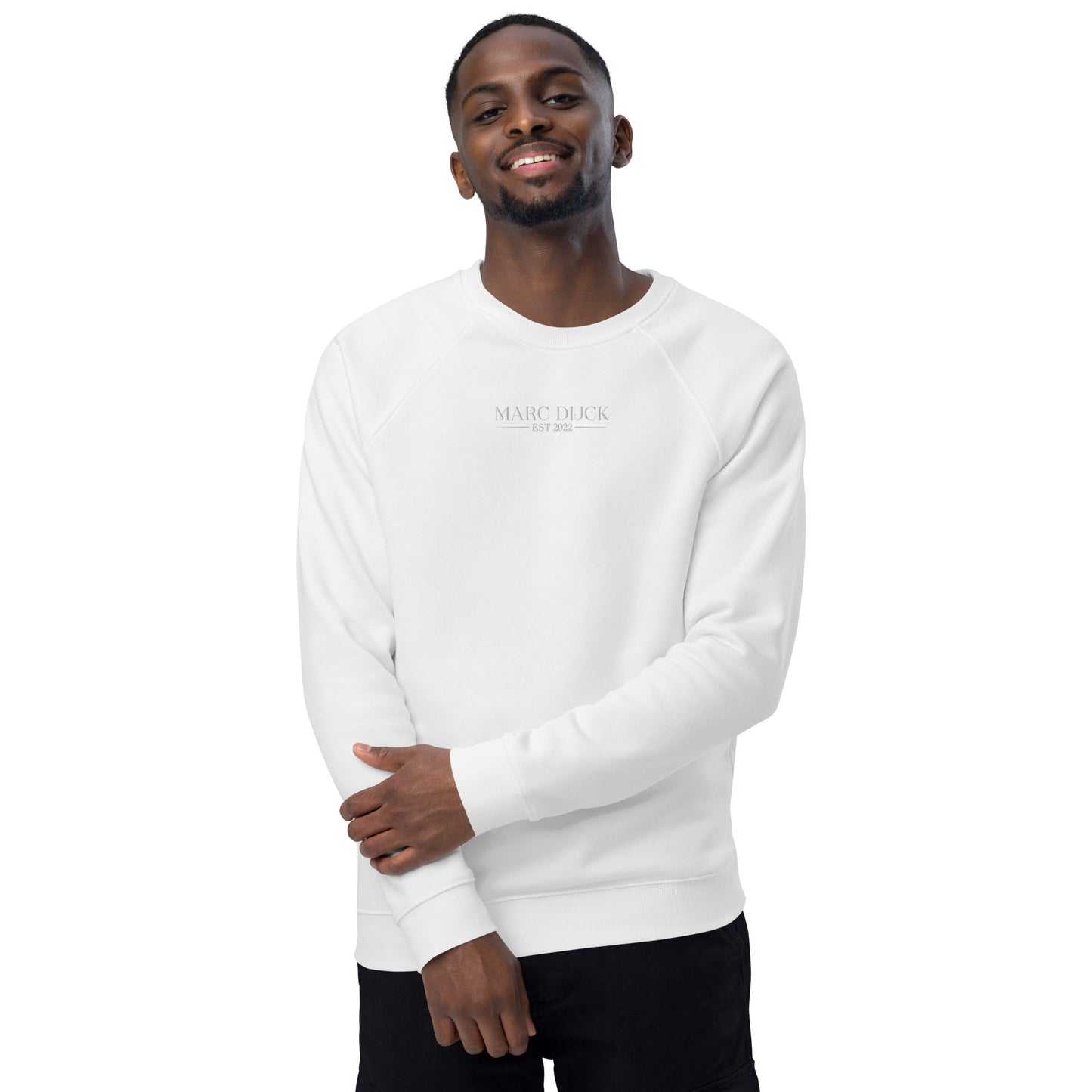 Sweatshirt White - White center logo