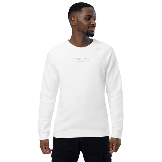 Sweatshirt White - White center logo