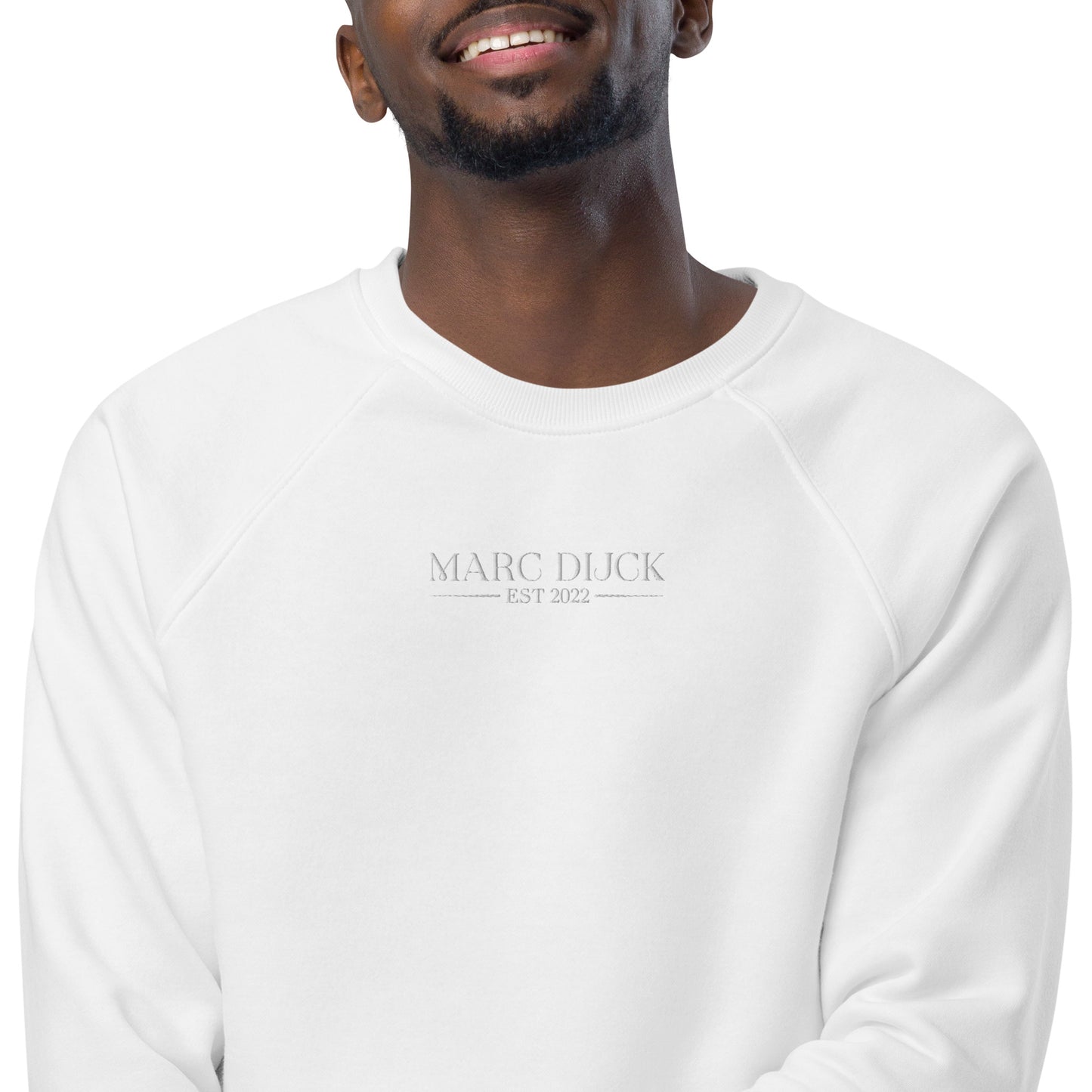 Sweatshirt White - White center logo