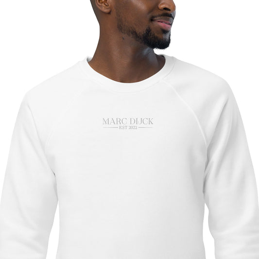 Sweatshirt White - White center logo