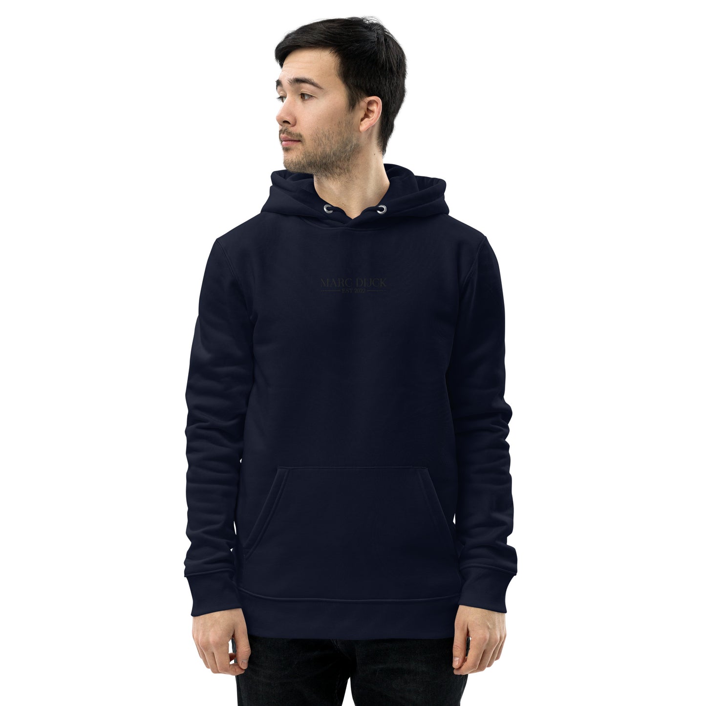 Hoodie Navy - Black logo